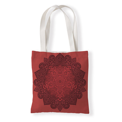 Women Fashion Horror Graphic Printed Canvas Tote Bag