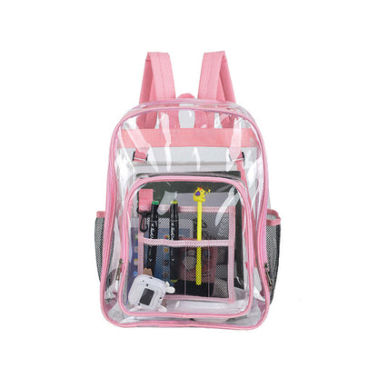 Unisex Fashion Clear Backpack Pvc Backpack