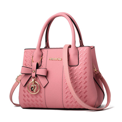 Women'S Retro Solid Color Large Capacity Handbag