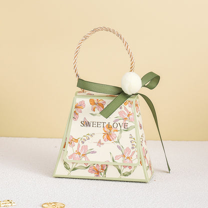 Sac d'emballage cadeau de bonbons de mariage simple et créatif 
