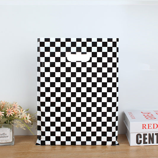 Fashion Cute Printed Plastic Shopping Gift Packaging Bag 50piece /Set