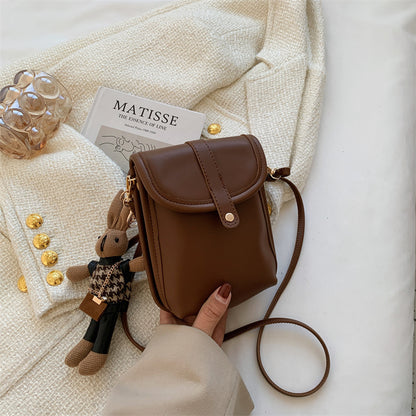 Women Fashion Casual Flip Phone Pendant Crossbody Bag