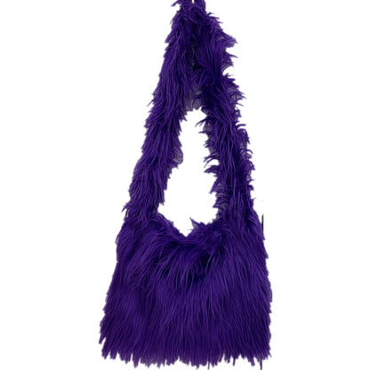 Women Winter YK2 Plush Large Capacity Shoulder Bag