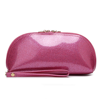 Women Fashion Sweet Lady Shell Shape Hand Sequin Coin Purse
