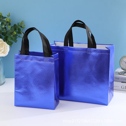 Laser Non-Woven Fabric Bag Coated With Aluminum Shopping Packaging Bag