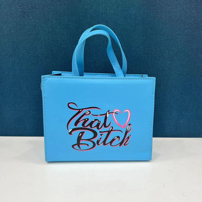 Women Bag Fashion Commuter Letter Tote Handbag