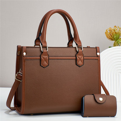 Women Fashion Casual Simple Large Capacity Multi-Piece Handbag Set