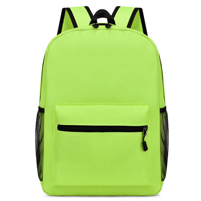 Simple Solid Color Large Capacity Backpack