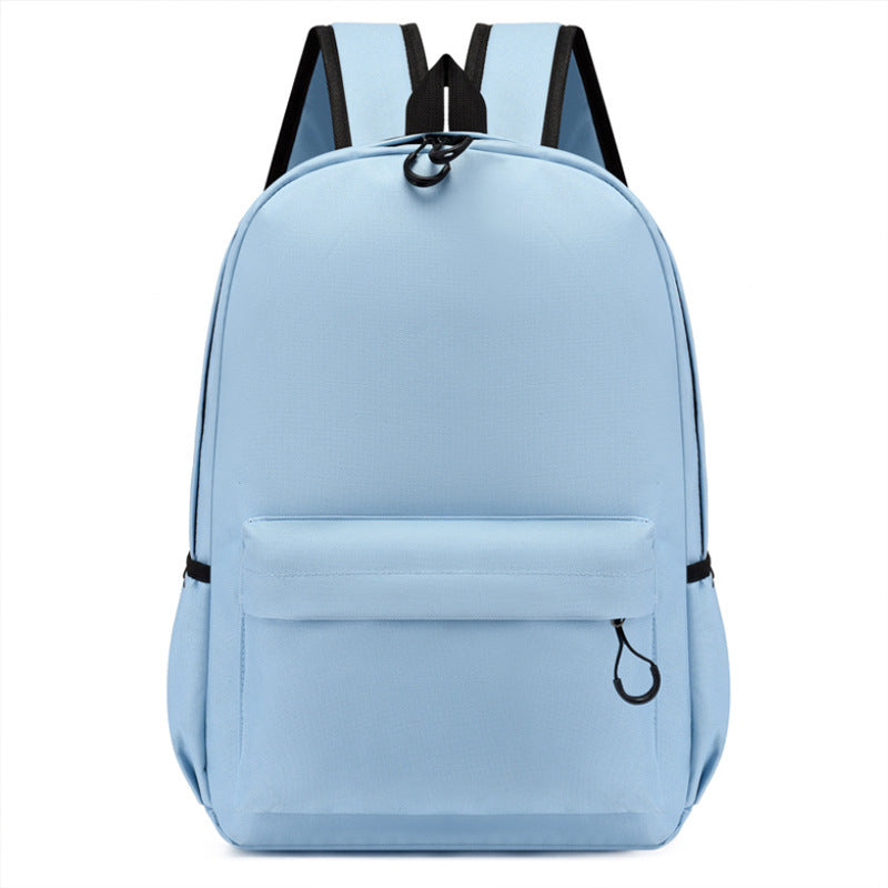 Simple Large Capacity Solid Color Oxford Cloth Backpack