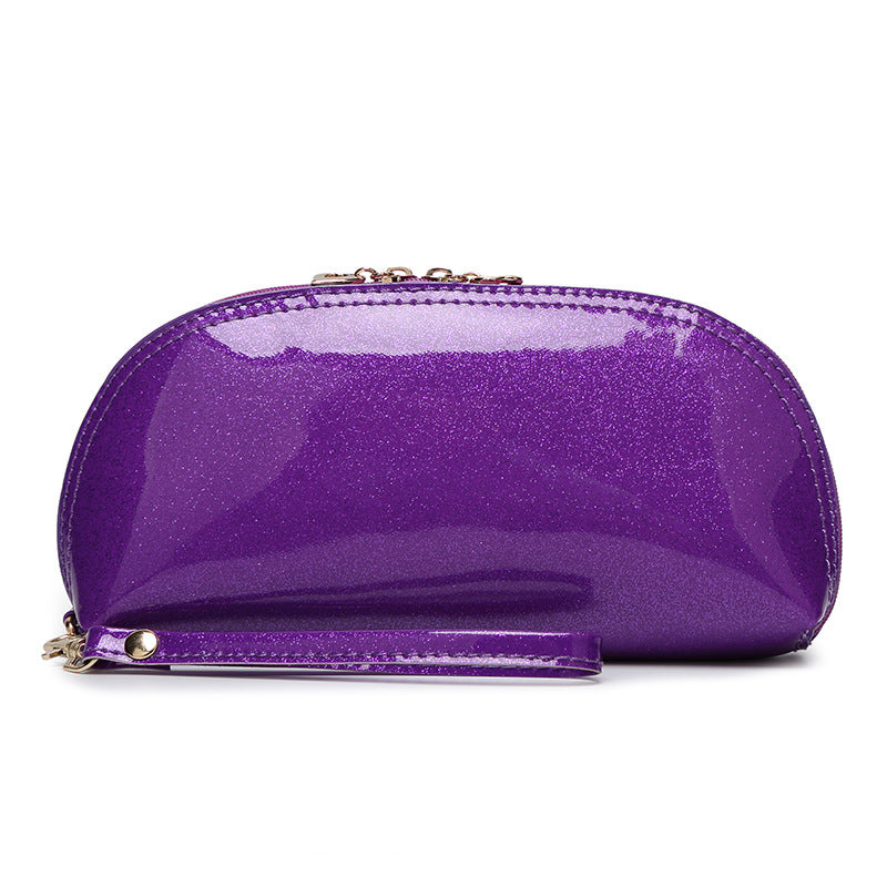 Women Fashion Sweet Lady Shell Shape Hand Sequin Coin Purse
