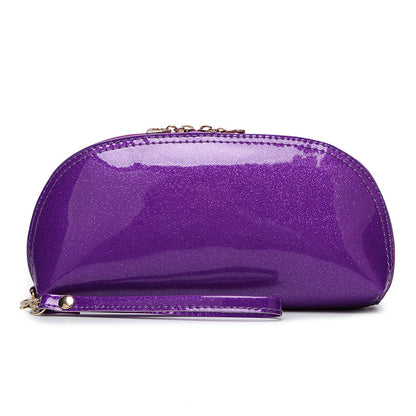 Women Fashion Sweet Lady Shell Shape Hand Sequin Coin Purse