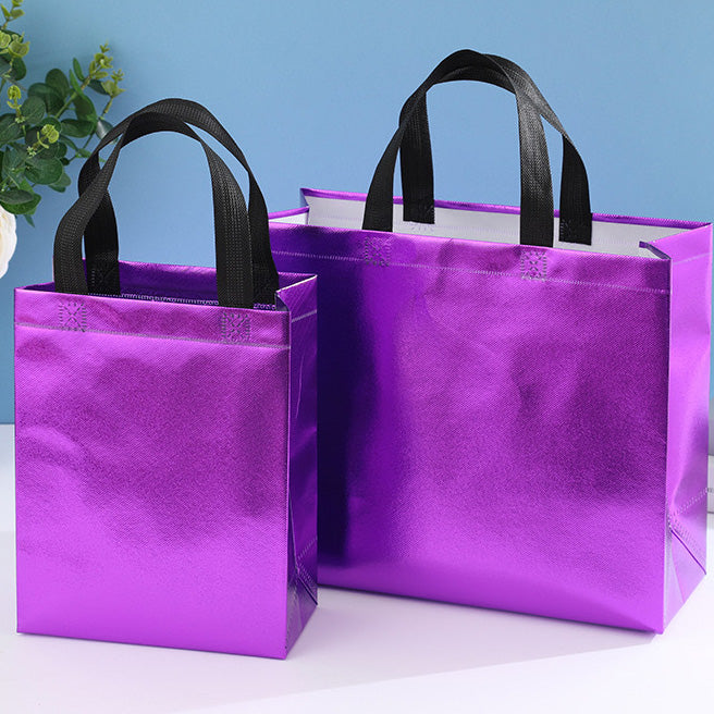 Laser Non-Woven Fabric Bag Coated With Aluminum Shopping Packaging Bag