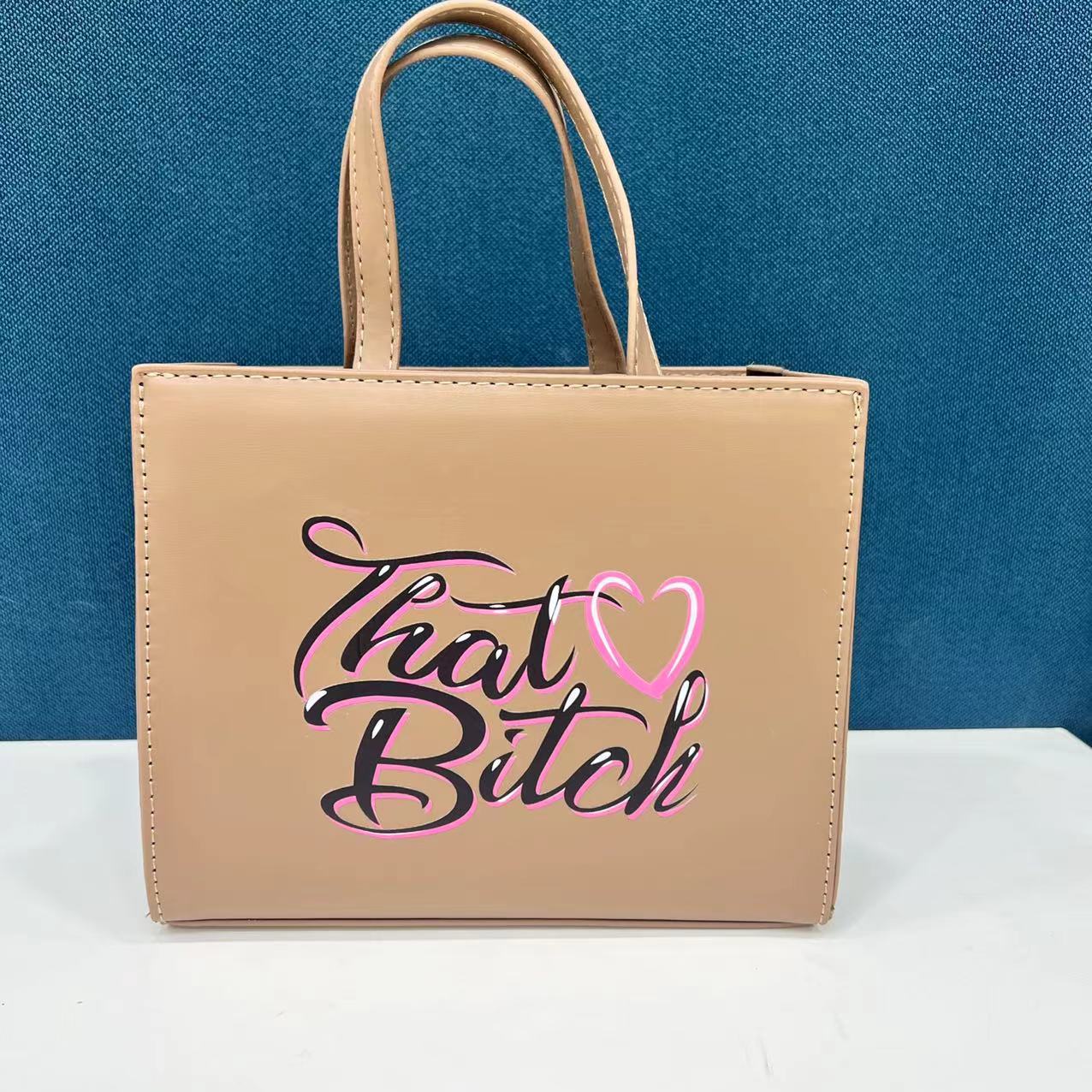 Women Bag Fashion Commuter Letter Tote Handbag