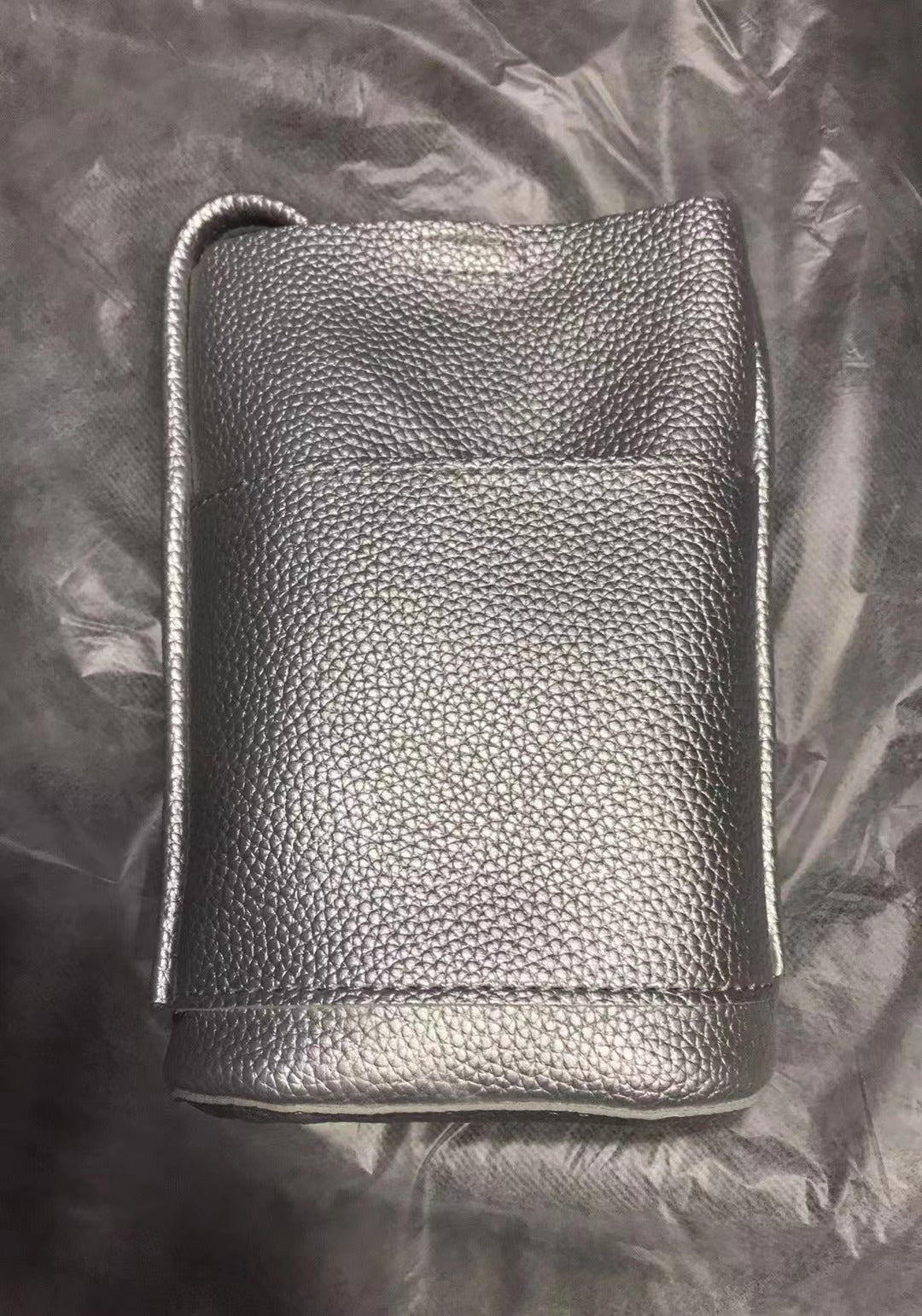 Sac à bandoulière vertical simple en PU pour femme