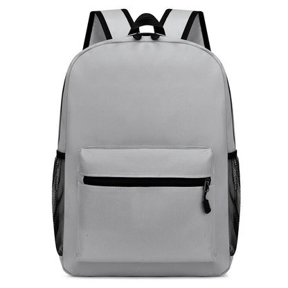 Simple Solid Color Large Capacity Backpack