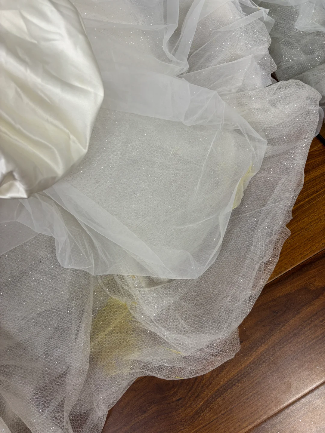 Gorgeous Ivory Satin Tulle Sweetheart Strapless Beaded Pleated Sweet 16th Quinceanera A-Line Floor-length Evening Dress Prom Dress Ball Gown TP4258