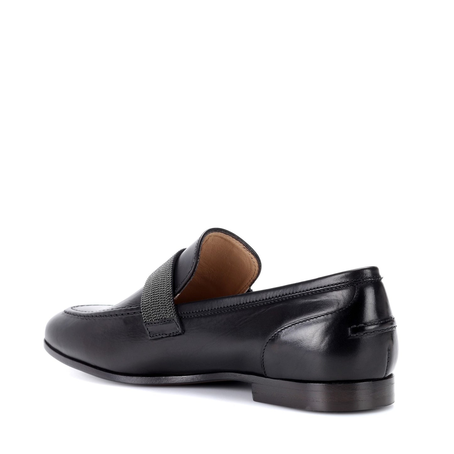 Black Round Toe Office Shoes Comfortable Flats Loafers for Women