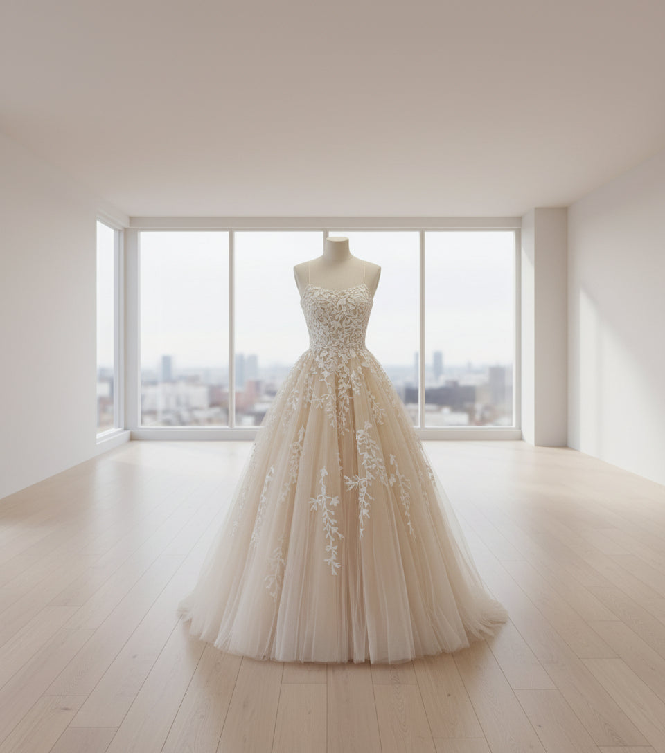 PM001,Stylish prom dress spaghetti straps evening dresses applique