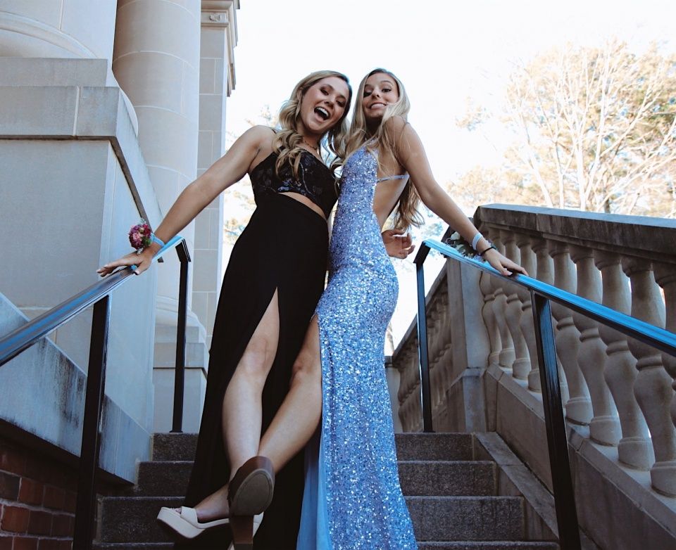 PM365,Glitter Mermaid V Neck Cross Back Blue Sequin Prom Dresses with Slit,Cross Back Tight Evening Party Gown