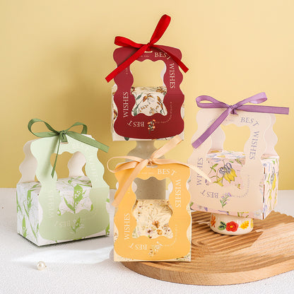 Boîte d'emballage de bonbons de mariage simple et créative, sac cadeau 