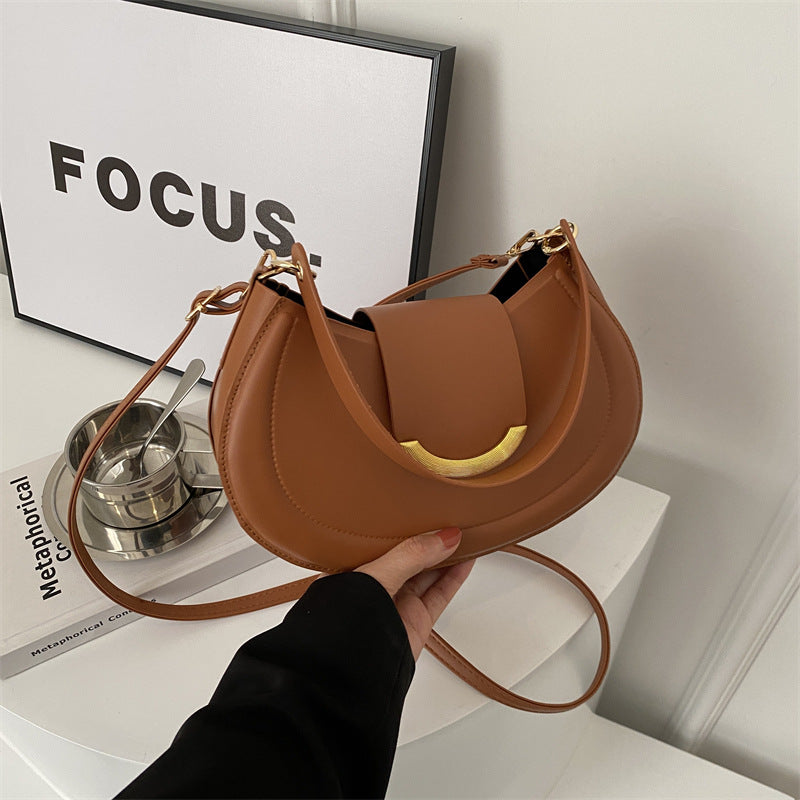 Women Fashion Casual Solid Color Shoulder Bag