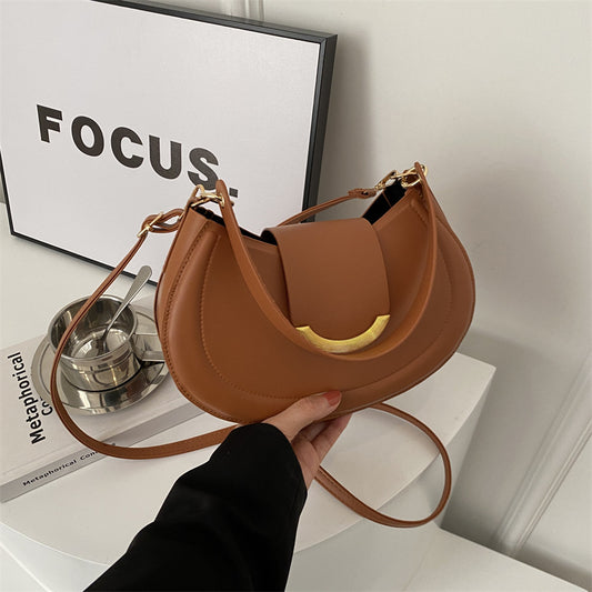 Women Fashion Casual Solid Color Shoulder Bag