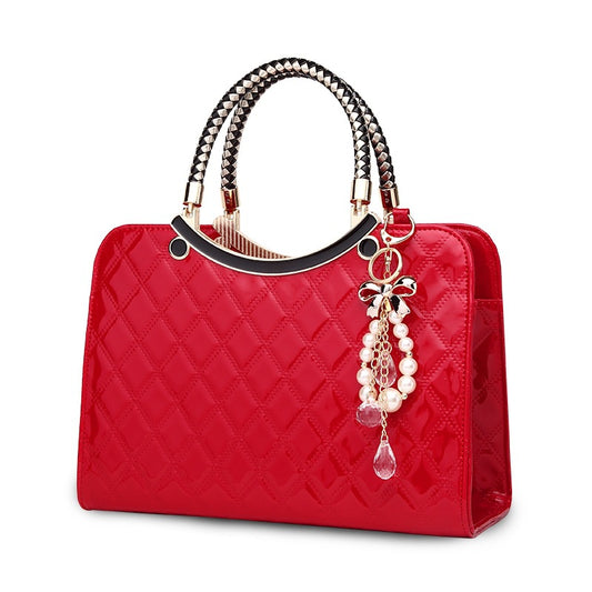 Women Fashion Casual PU leather Large Capacity Handbag