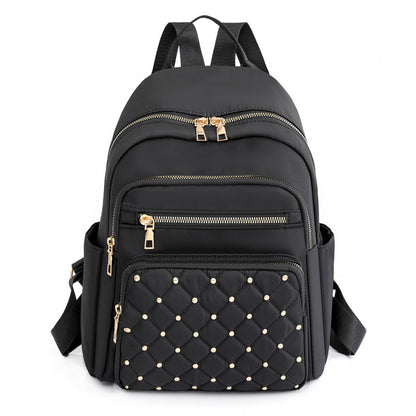 Women Fashion Embroidered Thread Oxford Backpack