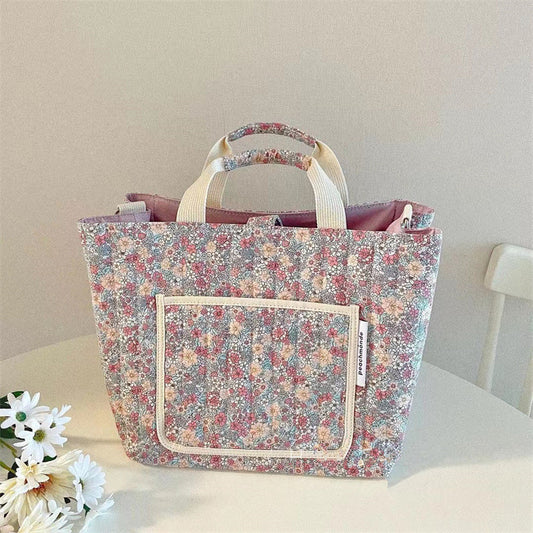 Women Fashion Casual Floral Printed Large Capacity Clutch Shoulder Bag