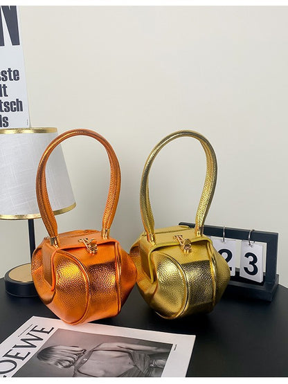 Sac à main tendance et créatif de couleur unie 