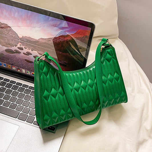 Sac à main simple et tendance de couleur unie 