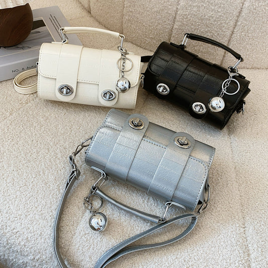 Women Fashion Casual Simple Rectangular Shoulder Bag