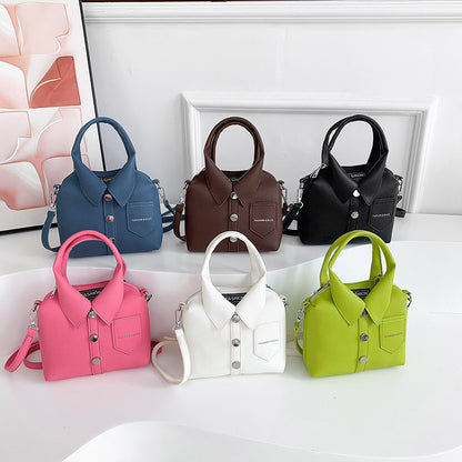 Petit sac à bandoulière carré tendance pour femme, couleur unie, créatif 