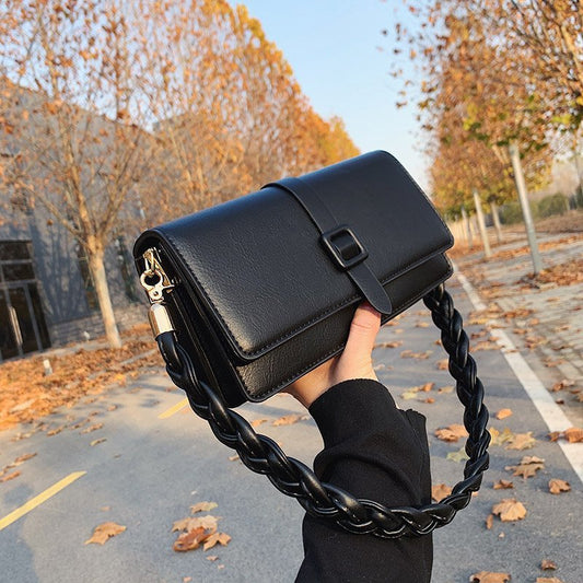 Women Fashion Casual Solid Color Shoulder Bag