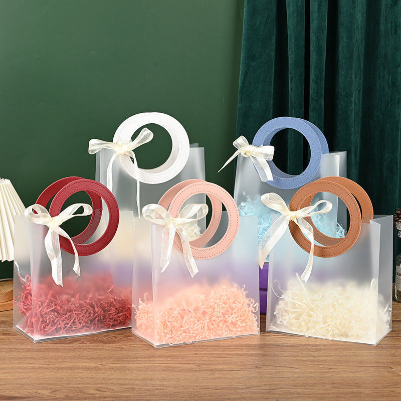 Creative Transparent PP Frosted Gift Gift Bag