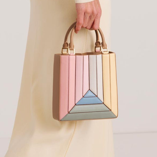 Women Fashion Elegant PU Solid Color Creased Clutch Bag