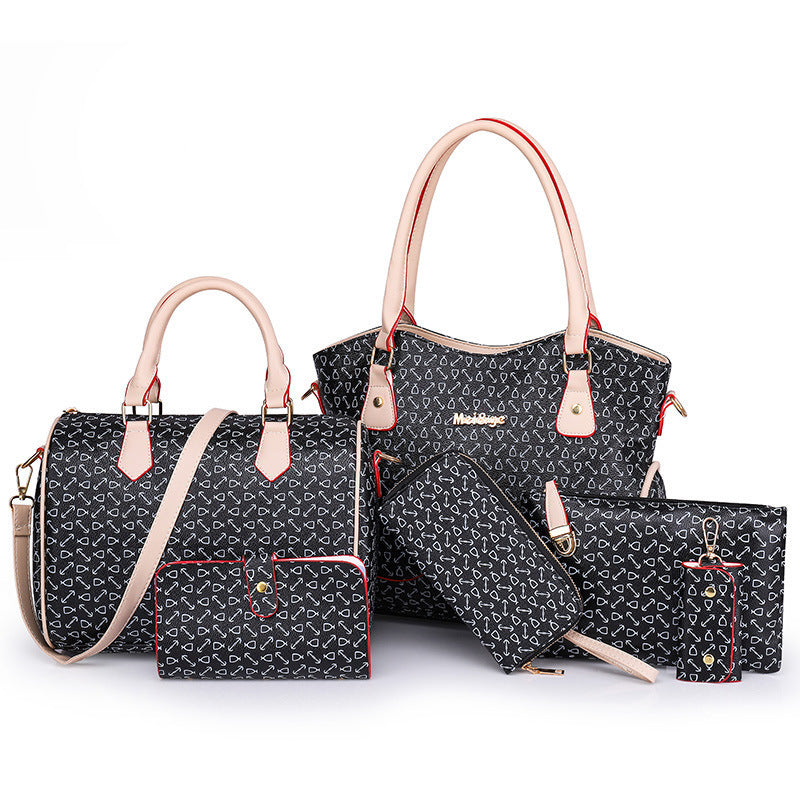 Women Fashion 6-Piece Shoulder Bag
