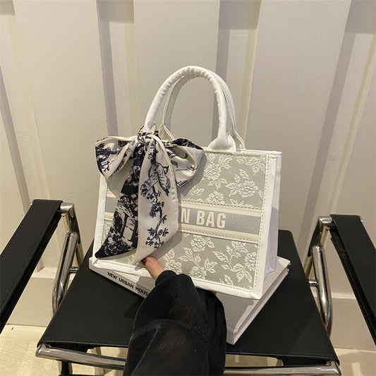 Sac fourre-tout tendance de grande capacité avec lettres 