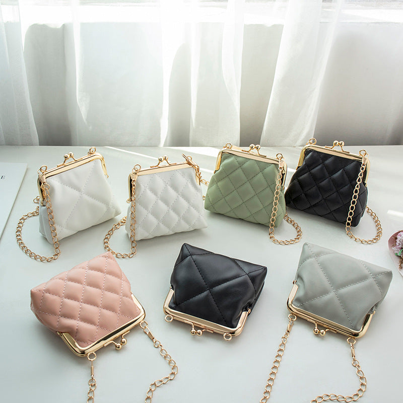 Women Fashion Rhombus Chain Mini Bag