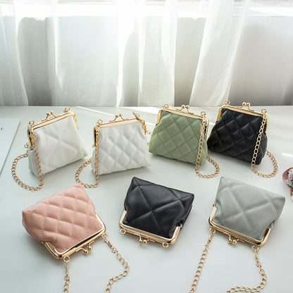 Women Fashion Rhombus Chain Mini Bag