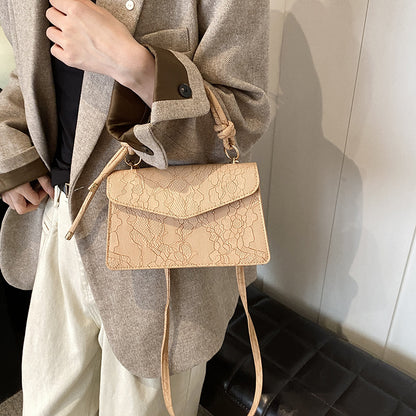 Simple Fashion Flip Print Square Shoulder Bag