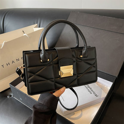 Sacs à main simples à fermeture à pli de couleur unie 