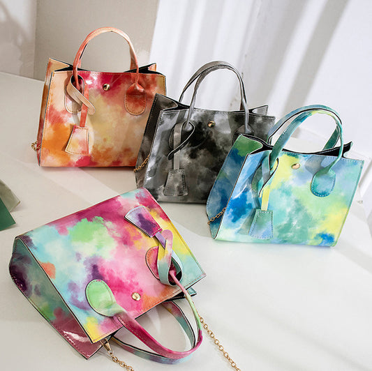 Sacs à main tendance à imprimé tie-dye 