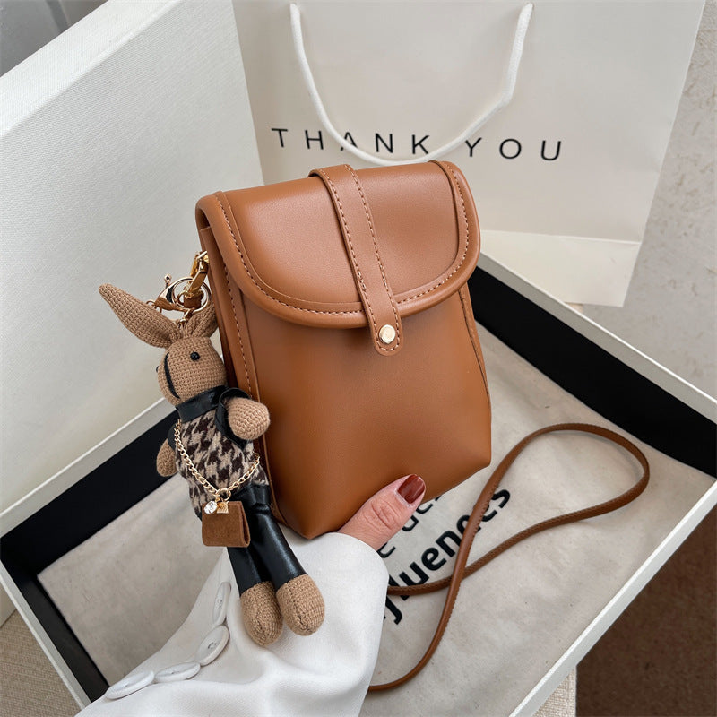 Women Fashion Casual Flip Phone Pendant Crossbody Bag