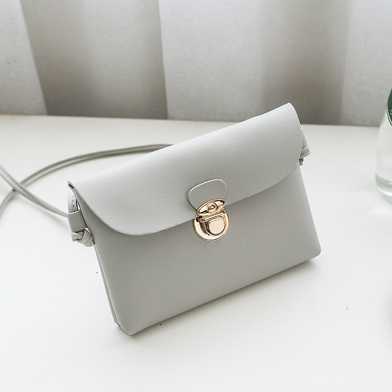 Women Casual Clamshell Design Solid Color Crossbody Bag
