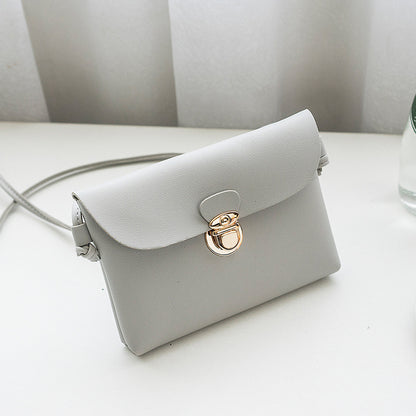 Women Casual Clamshell Design Solid Color Crossbody Bag