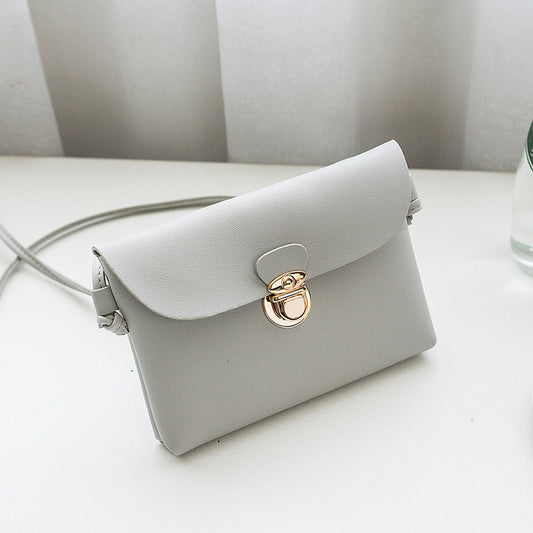 Women Casual Clamshell Design Solid Color Crossbody Bag