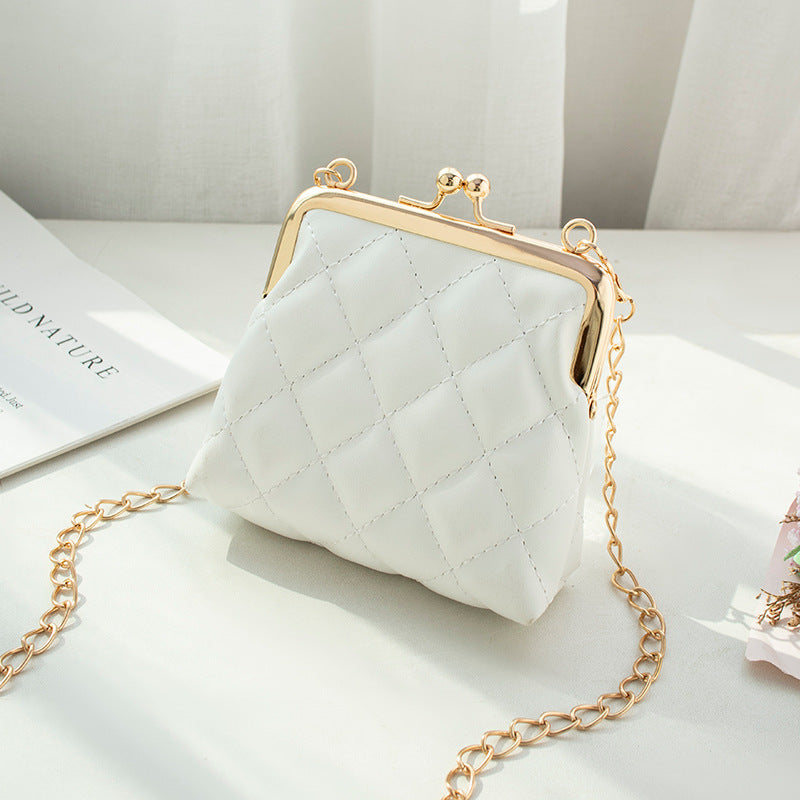 Women Fashion Rhombus Chain Mini Bag