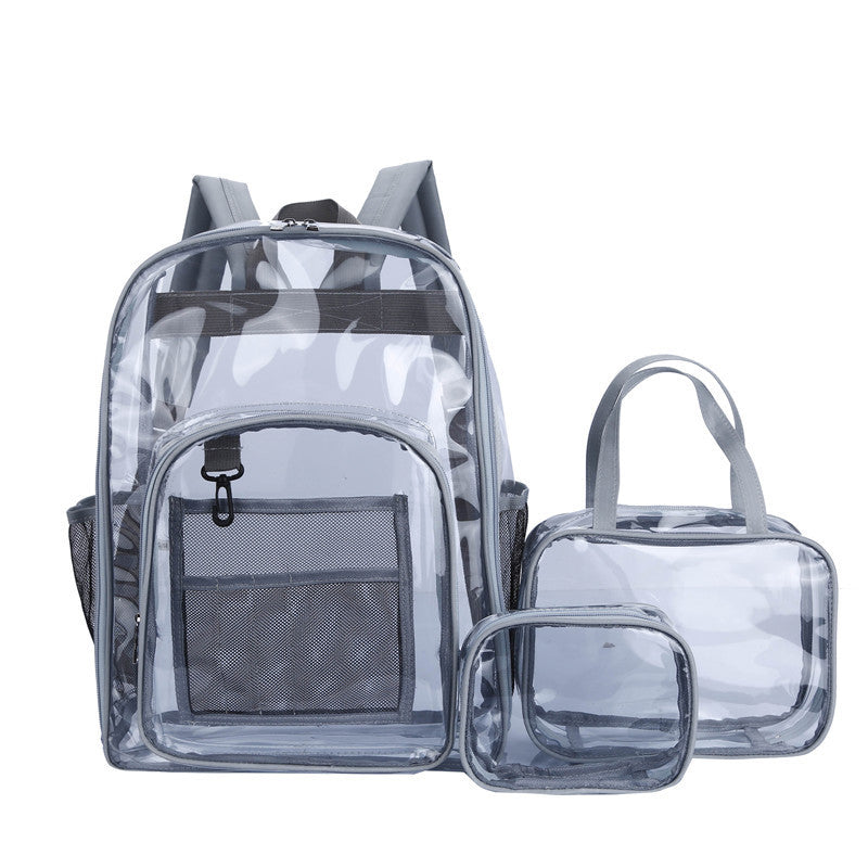 Unisex Fashion Clear Backpack Pvc Backpack