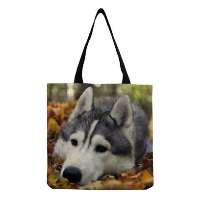 Personalized Large-Capacity Cute Pet Dog Printing Shopping Bag